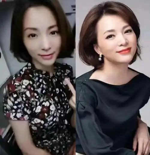 董卿近照曝光大变样满面憔悴状态不佳下巴尖成v型脸