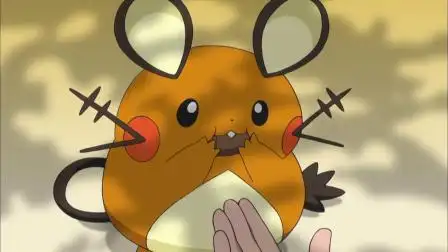宝可梦xy:咚咚鼠吃饭都萌萌哒,肯定获得女孩子芳心