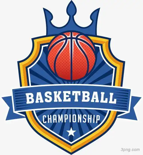 篮球冠军赛标志徽章png素材透明免抠图片-标徽logo