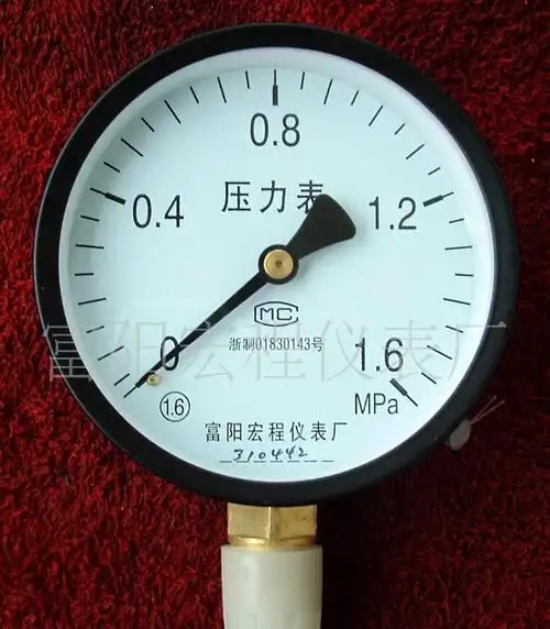 轴向径向y40y200各级压力表