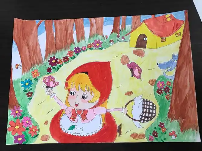 读《格林童话》,画故事内容