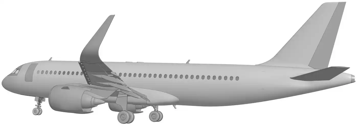 (7037)-1/144 空中客车 a320neo建模 - 新闻新品发布区 - 模型网论坛