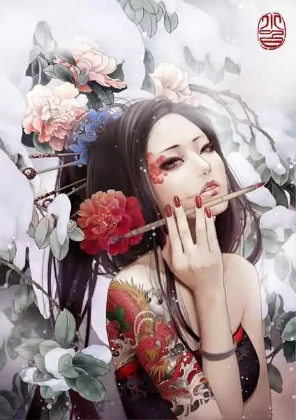 张小白对纹身有着别样的热衷,在她身上有多处纹身