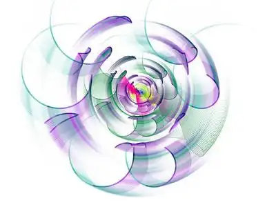 用于创意平面设计和艺术项目的分形数字艺术品.照片