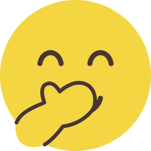 表情表情包emoji捂嘴笑