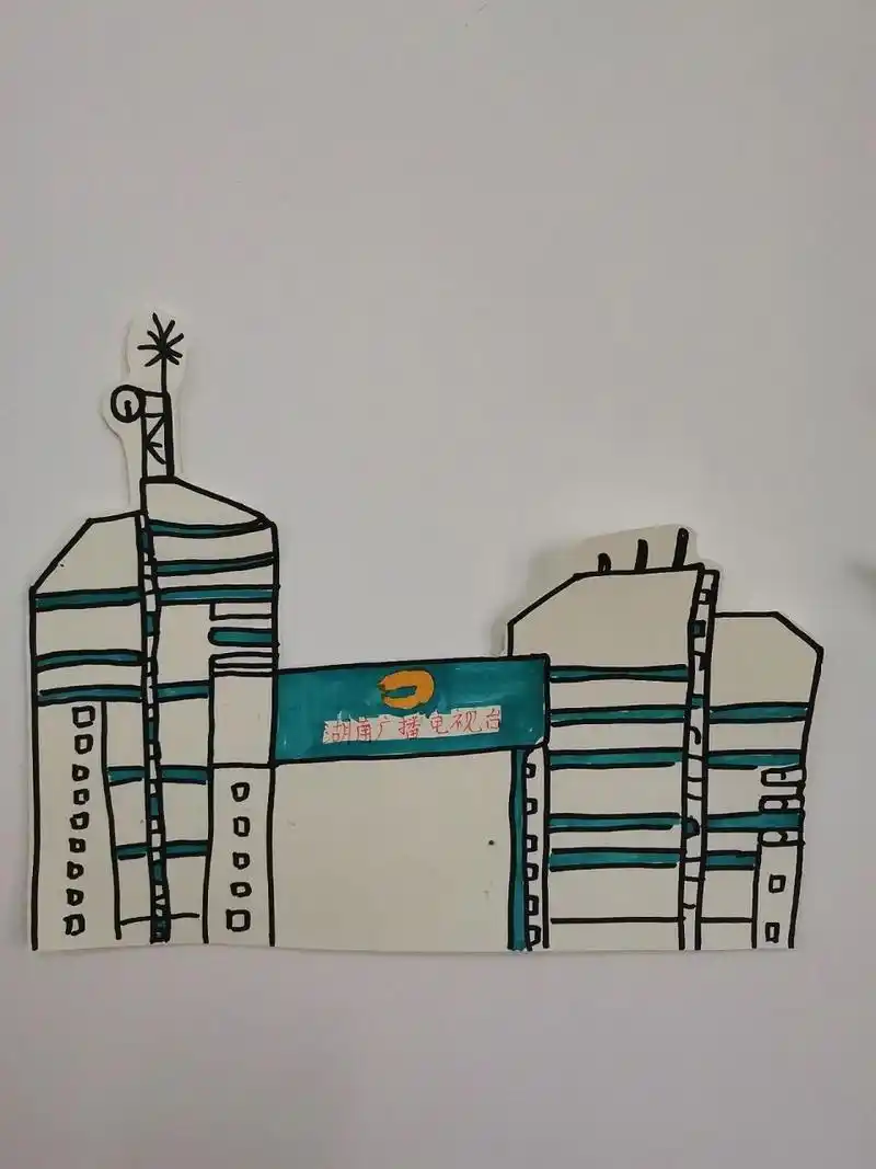 抽象版长沙标志性简笔画96 可真难为人,似像非像,说不像又像