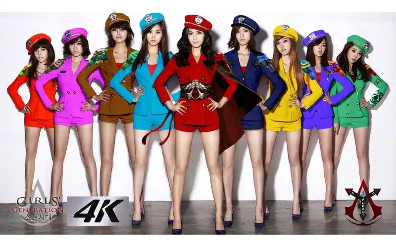 784k ultra 505676九人九色 少女时代"蟹腿舞"genie 4in1