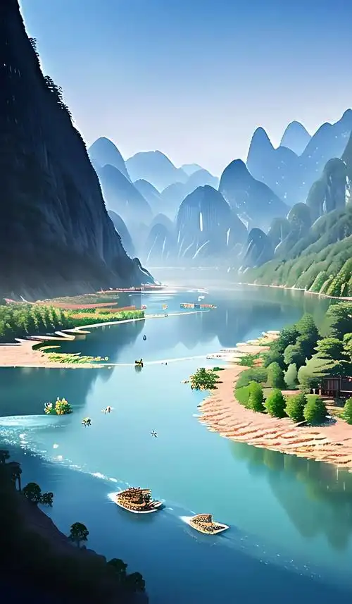 桂林美景.桂林山水美,一半是山美,一半是水美.#桂林山水甲天 - 抖音