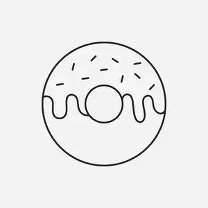 甜甜圈图标图片-甜甜圈图标素材-甜甜圈图标插画-摄图新视界