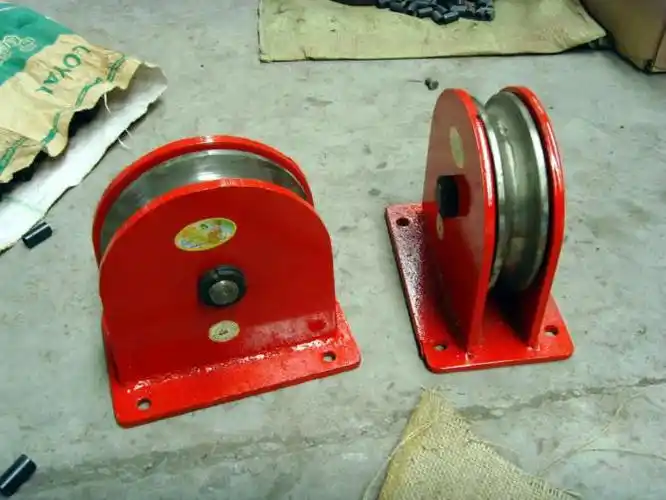 起重滑轮钢丝绳转向轮子国标地轮