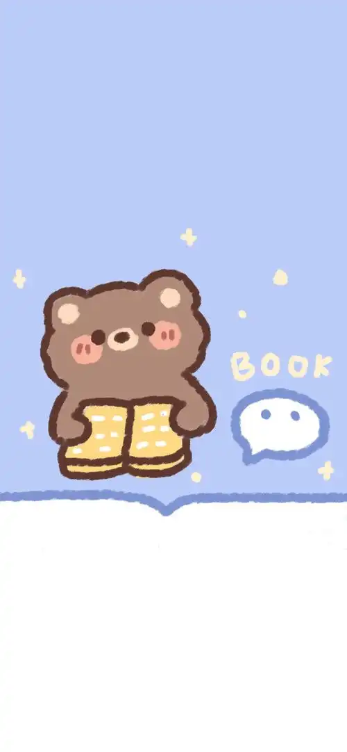 可爱桌面图标插画手机壁纸