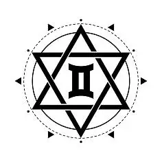 门一闩采集到六芒星