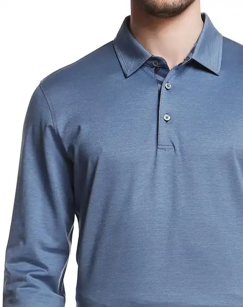 浅灰蓝色休闲百搭长袖针织t恤