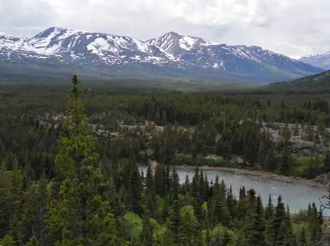 阿拉斯加掠影之二——雪山,森林,湖泊