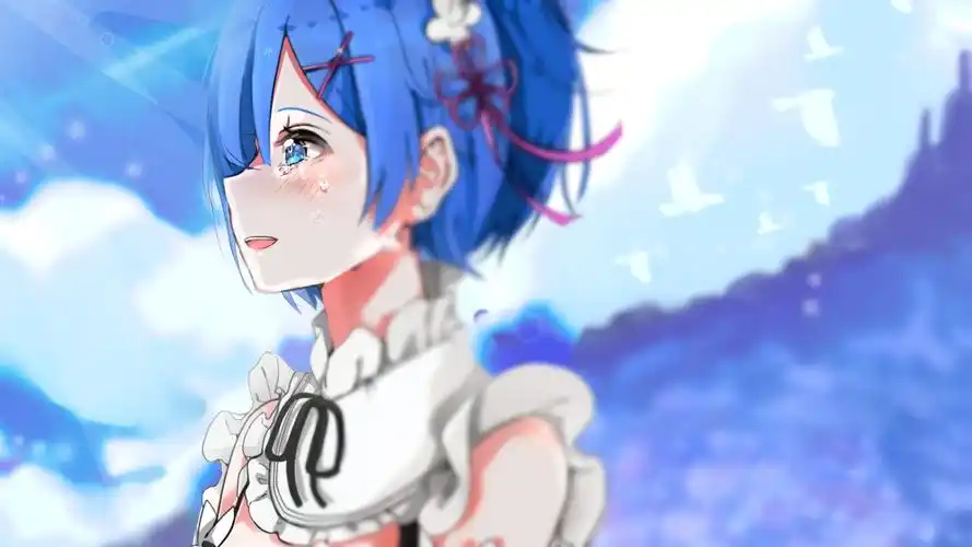 惊艳!蕾姆壁纸100p(附图包链接)〔重置,画质升级