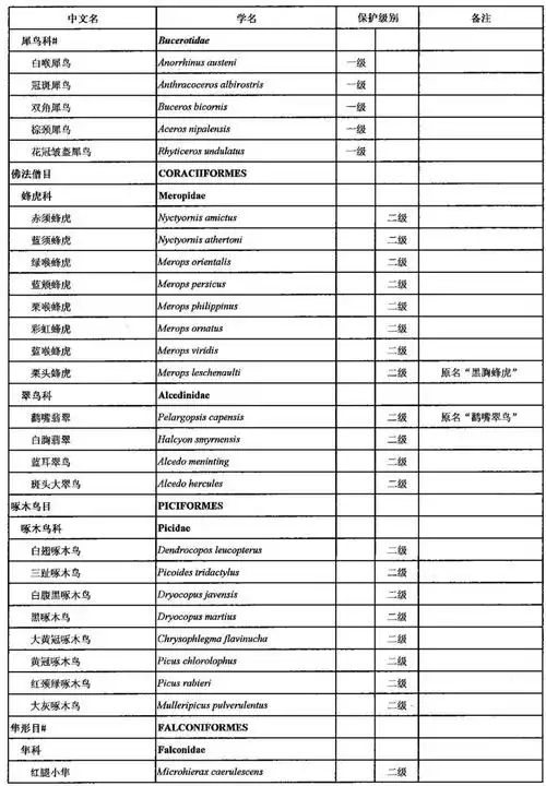国家重点保护野生动物名录调整,快来看看谁升级了