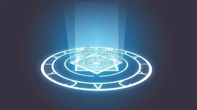 魔法阵如何画发光效果2?