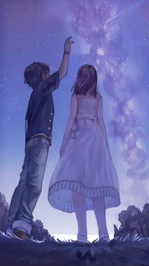 小清新情侣壁纸聊天背景