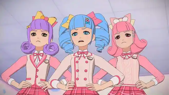 菲梦少女:可星拿起马卡龙就吃,马卡龙少女团:你在说我们坏话拿-动漫