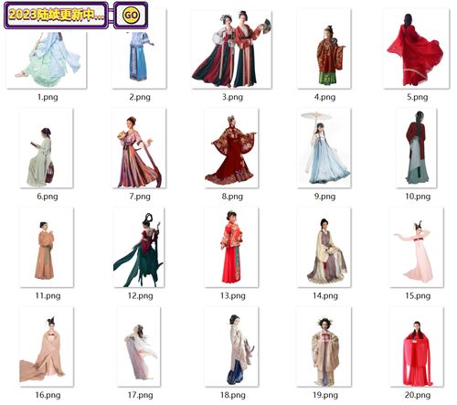 唐宋明代古风古装人物素材,ps p图免抠png图片,男女皆有