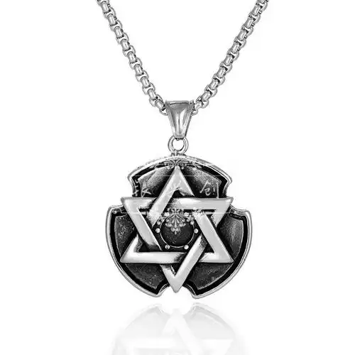 简约 项品牌: 漂真 商品名称:六芒星穿搭男项链说唱嘻哈男生配饰兄弟