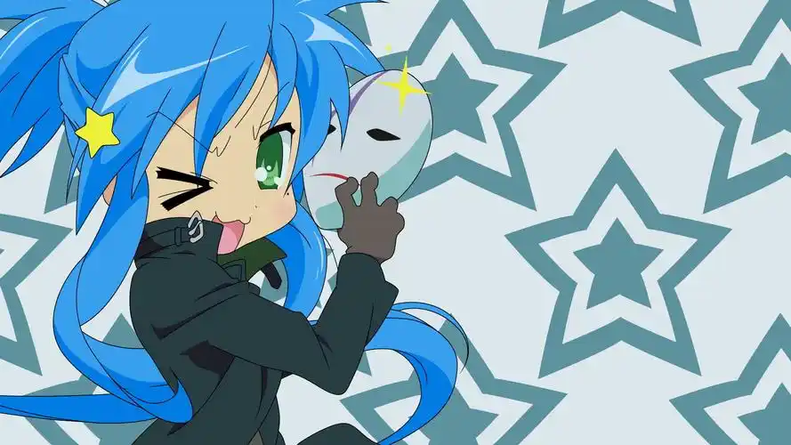 luckystar幸运星动漫卡通星星背景桌面壁纸第14张