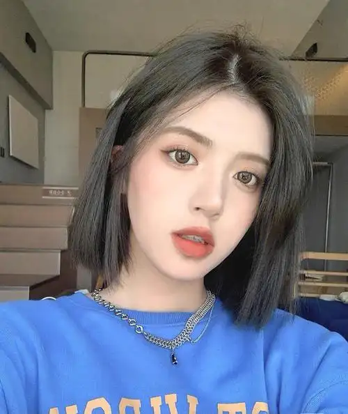 韩系短发发色～减龄爆款想剪短发的女生可以参考这款发型发色7915