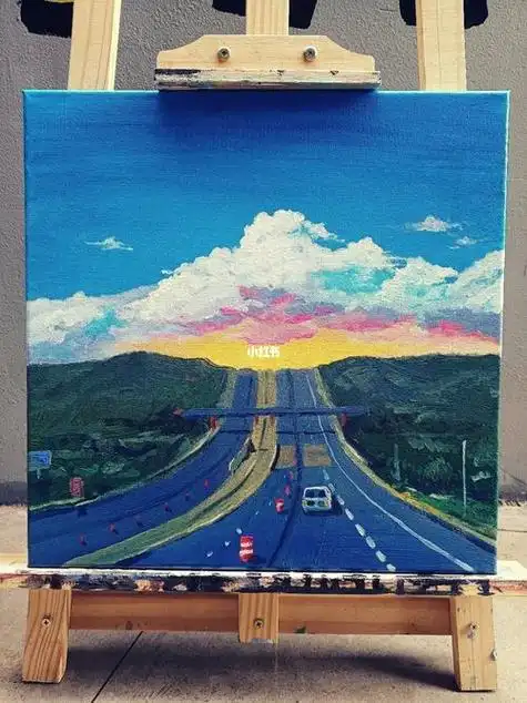 丙烯颜料画图片大全简单 丙烯颜料画法