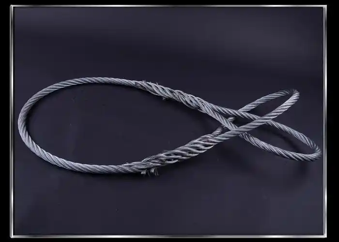 涂油钢丝绳吊索具起重插编钢丝绳规格齐全压制钢丝绳索具组合吊具