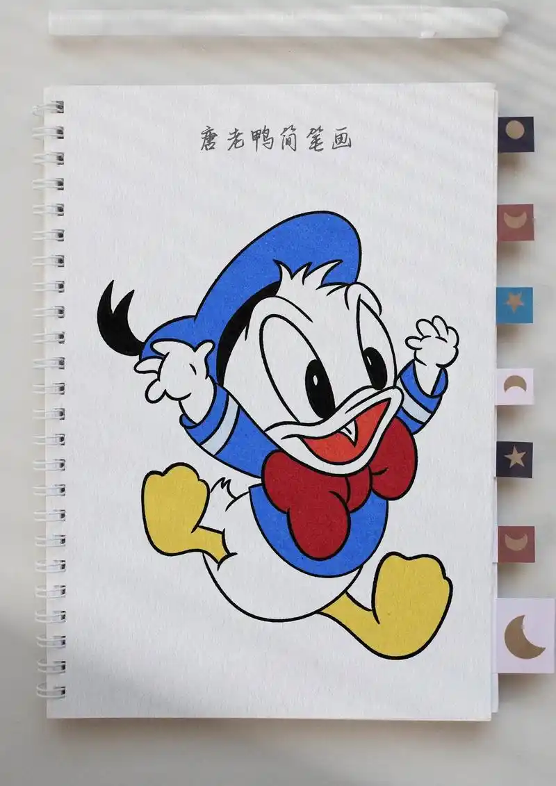 唐老鸭简笔画.有手就会系列的唐老鸭简笔画#唐老鸭 #唐老鸭简 - 抖音