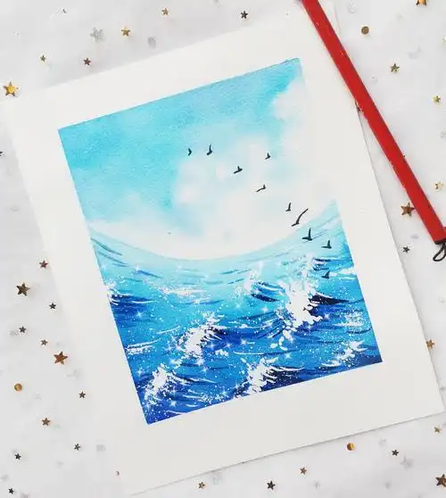 水彩【星辰大海】