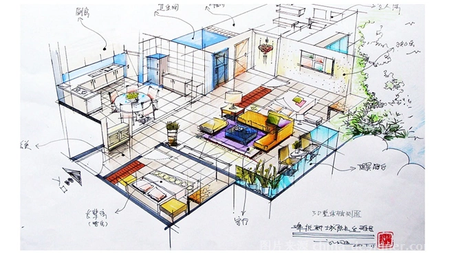作者:祝上雄            设计类型:室内