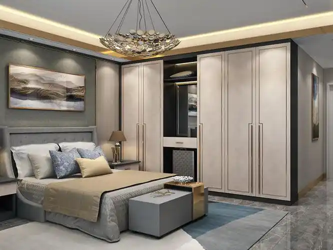 新中式风格衣柜丨衣柜定制