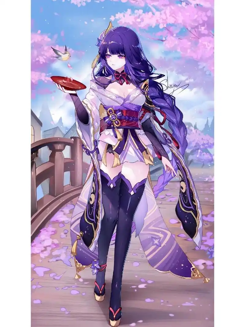 原神壁纸(竖版)‖雷电将军 雷电将军!雷电将军!雷电将军!雷电将军!