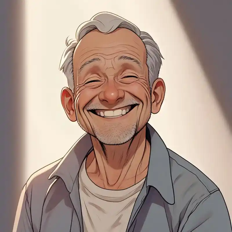 90老头子卡通头像,也太可爱了吧!