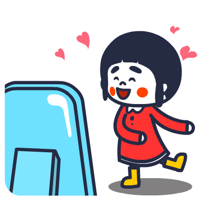 爱心红脸蛋跳舞开心gif动图_动态图_表情包下载_soogif