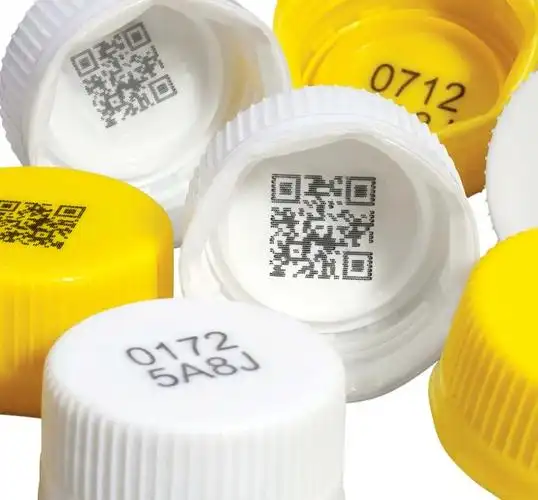 瓶盖二维码喷码效果图