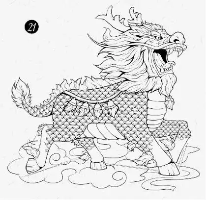 麒麟形象设计麒麟的画法