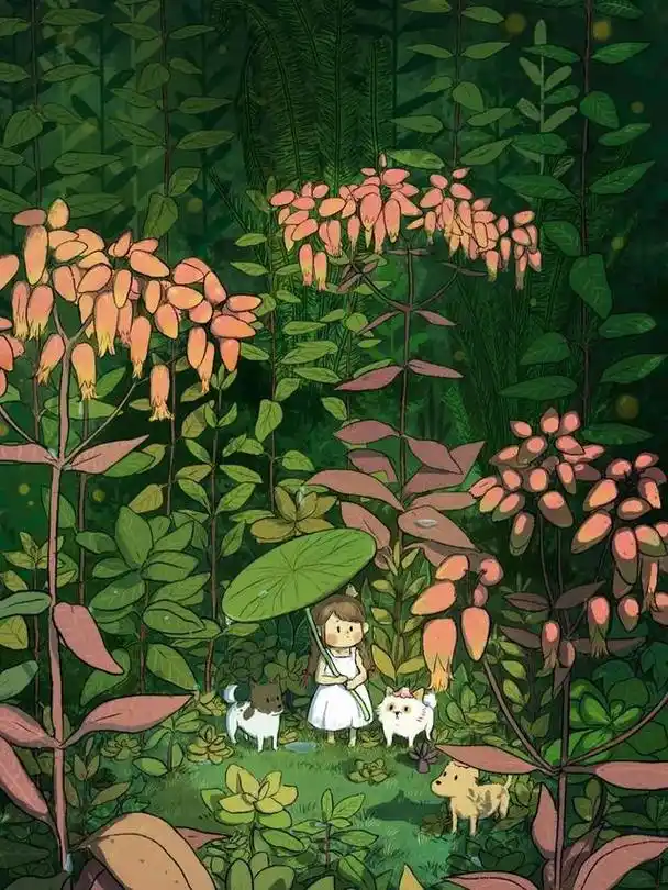 插画:这组治愈系清新小插画里,藏着你的春天