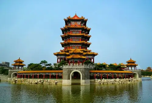 八仙过海各显神通蓬莱阁景区仙气缥缈