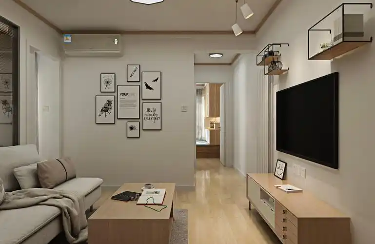 小户型现代日式风客厅装修效果图