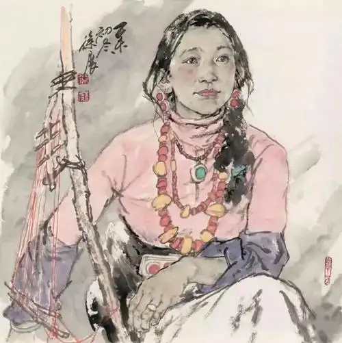 重写实重表现著名画家马国强人物画中独特的形式语言和风格技巧