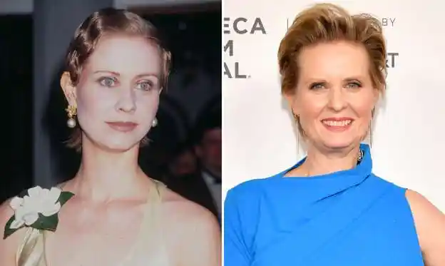 幻灯片 37 - 17: american actress cynthia nixon at the opening