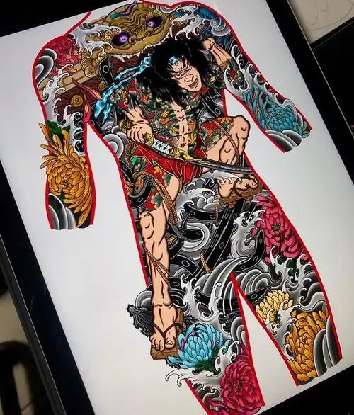 上海由龙纹身分享老传统纹身图案赏析