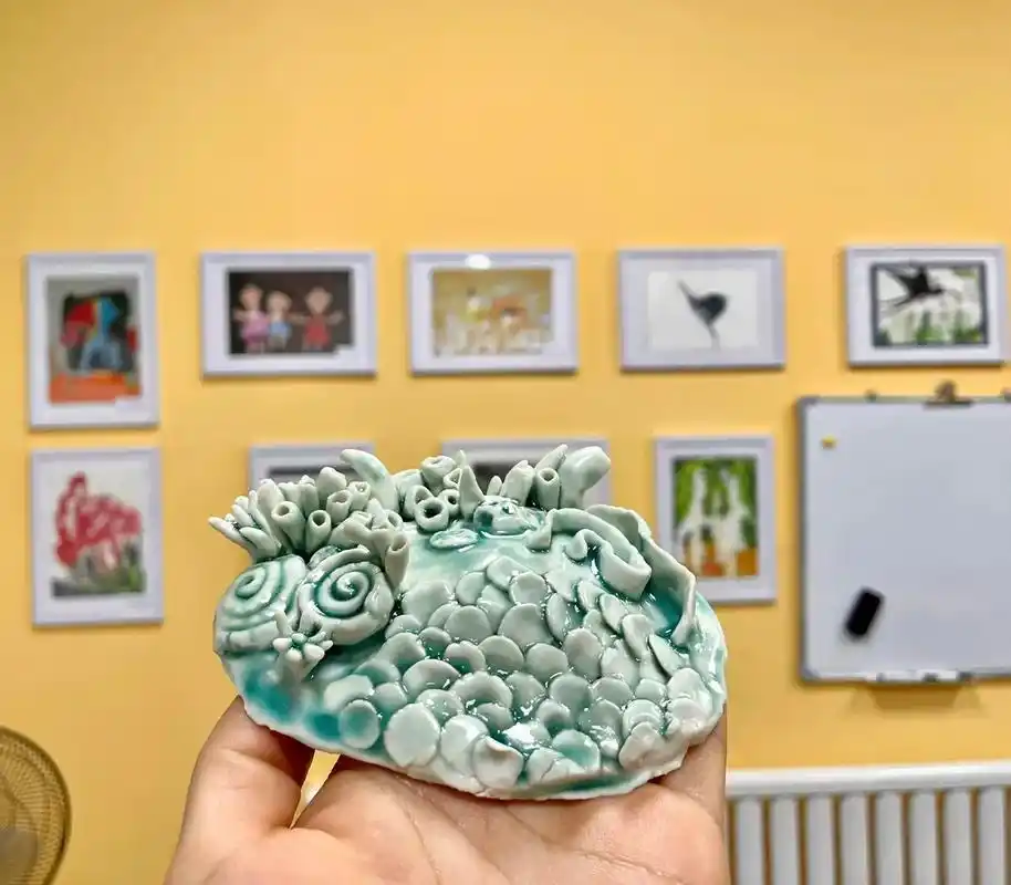 一起来做陶艺,海底世界吧#少儿美术教育 #儿童创意美术作品  - 抖音