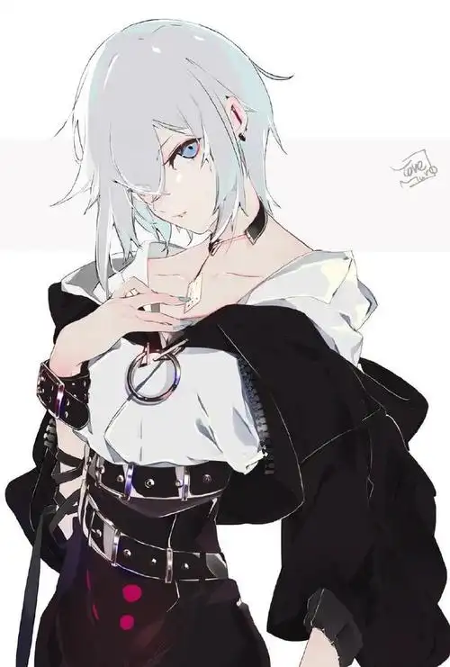 二次元,动漫女生壁纸ins高级质感(动漫二次元系列美少女无水印原图大