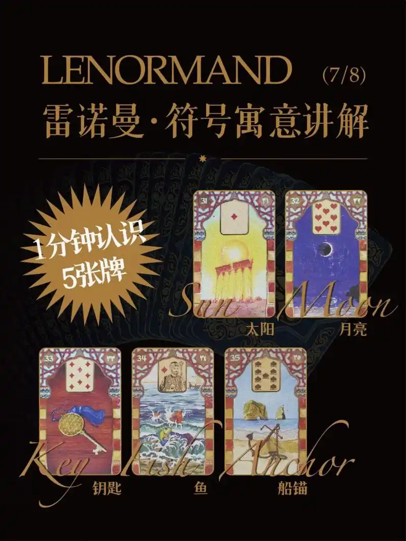 雷诺曼牌意速查,看懂96牌面寓意「07/08」 31.