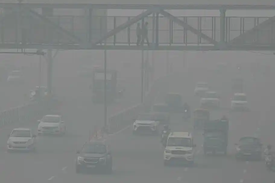 印度遭遇雾霾天气