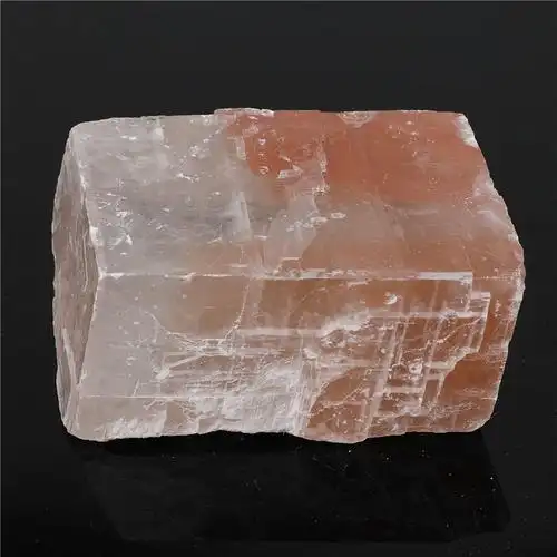 跨境货源天然摩洛哥白黄色石膏原石天然水晶矿物大块盒装教学标本