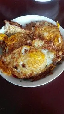 老板:荷包蛋来一碗.